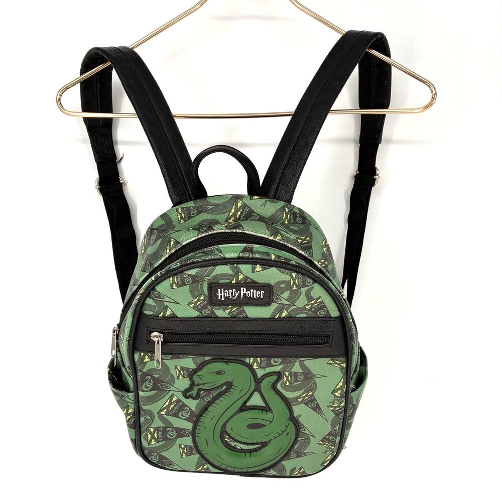 Loungefly Harry Potter Slytherin Mini Backpack Green Snake Hogwarts Bag
